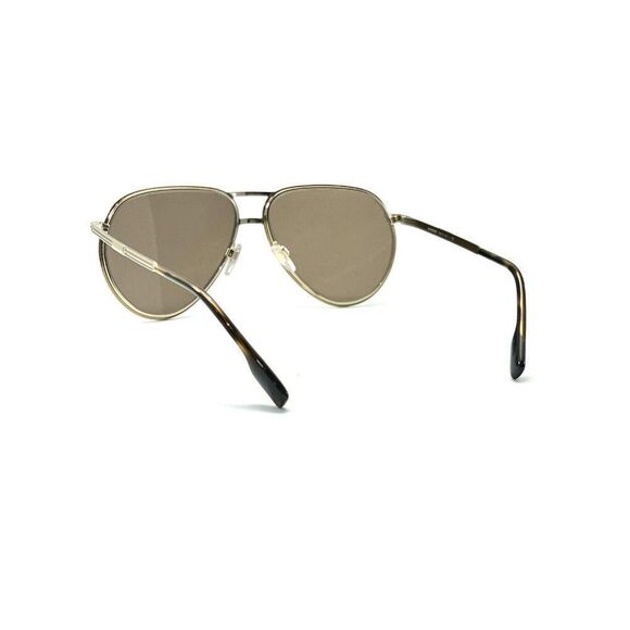 NEW BURBERRY B 3135 1109/73 GOLD AUTHENTIC SUNGLASSES 59-14 145 W/CASE - Picture 4 of 4